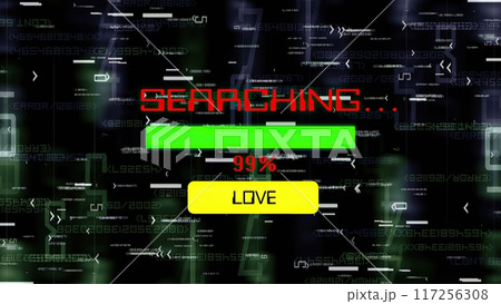 Searching for love online progress bar 117256308