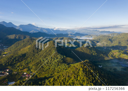 aerial view of Yuchi landscape 117256366