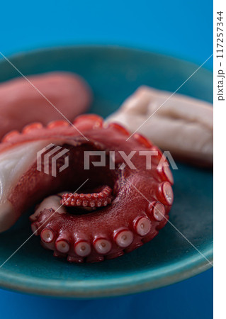 茹でたタコ 117257344