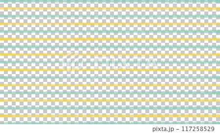 クレヨンで描く、どこか落ち着く雰囲気のイエローとブルーグリーンのストライプ模様-16:9 クレヨンで描く、どこか落ち着く雰囲気のイエローとブルーグリーンのストライプ模様-16:9 117258529