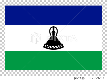 国旗 レソト 国旗 レソト 117259234
