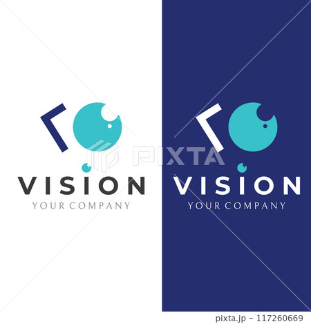 Modern colorful abstract Logo vision, digital vision, optical vision, technology vision, planetary vision and vision center. Template vector illustration. Modern colorful abstract Logo vision, digital vision, optical vision, technology vision, planetary vision and vision center. Template vector illustration. 117260669