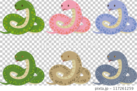 ヘビ　セット1 117261259