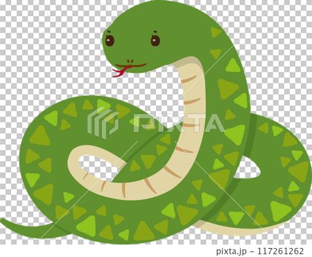 Snake Triangle Pattern 117261262