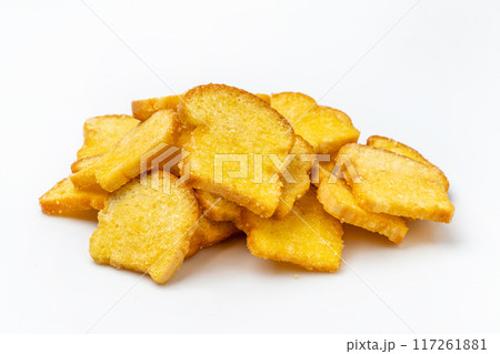 butter cookies isolated on white background butter cookies isolated on white background 117261881