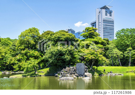 東京都 小石川後楽園 大泉水 蓬莱島 東京都 小石川後楽園 大泉水 蓬莱島 117261986