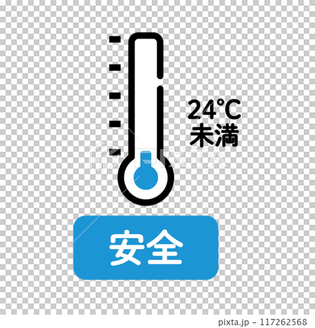 熱中症　暑さ指数　温度計 117262568
