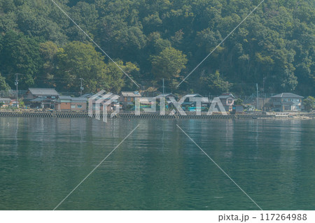 滋賀県長浜市の「隠れ里」と称される菅浦集落を撮影 117264988