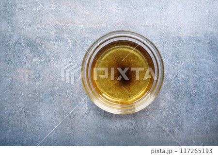 used cooking oil in small bowl used cooking oil in small bowl 117265193