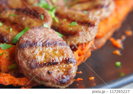 Traditional Turkish Cuisine Meatball Akhisar Kofte Traditional Turkish Cuisine Meatball Akhisar Kofte 117265227