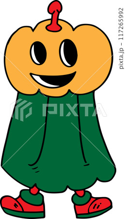 Monster for celebration in halloween holiday concept. 117265992