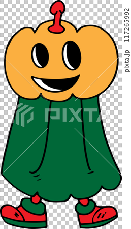 Monster for celebration in halloween holiday concept. 117265992