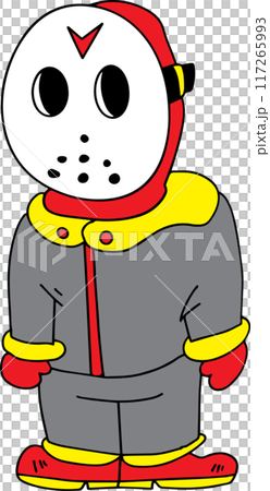 Monster for celebration in halloween holiday concept. Monster for celebration in halloween holiday concept. 117265993