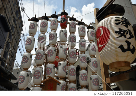祇園祭　山鉾建　浄妙山 117266051