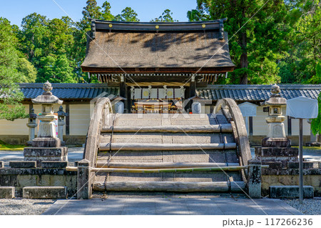 滋賀県犬上郡多賀町　多賀大社（長寿祈願）　太閤橋（反橋） 117266236