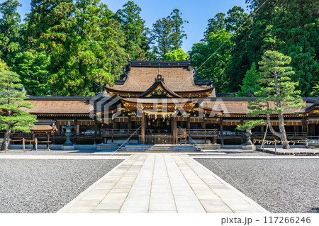 滋賀県犬上郡多賀町　多賀大社（長寿祈願）　拝殿（有形文化財） 117266246