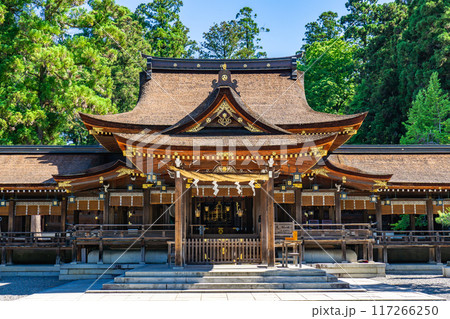 滋賀県犬上郡多賀町　多賀大社（長寿祈願）　拝殿（有形文化財） 117266250