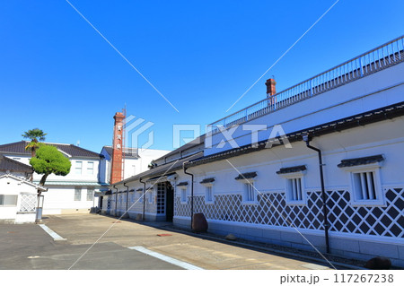 【広島県】快晴の西条酒蔵通り 117267238