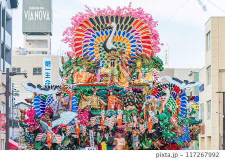 「青森県」豪華絢爛な山車の競演　八戸三社大祭・夏 117267992
