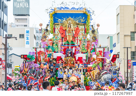 「青森県」豪華絢爛な山車の競演 八戸三社大祭・夏 「青森県」豪華絢爛な山車の競演 八戸三社大祭・夏 117267997