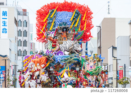 「青森県」豪華絢爛な山車の競演　八戸三社大祭・夏 117268008