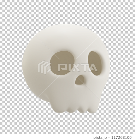 Skull 3D Illustrations, 3D rendering 117268100