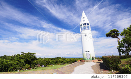 三浦半島の三浦市城ヶ島の夏 117269395