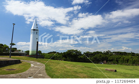 三浦半島の三浦市城ヶ島の夏 117269404