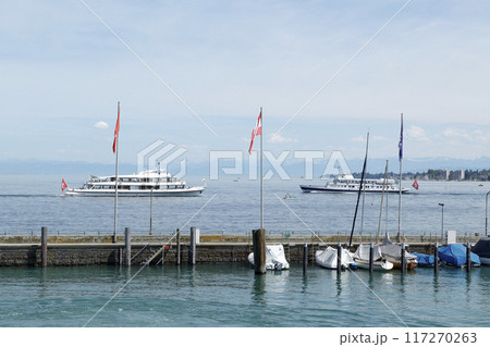 Harbor of Konstanz, Lake Constance in Germany Harbor of Konstanz, Lake Constance in Germany 117270263