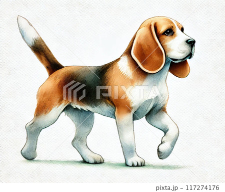 ビーグル犬 117274176