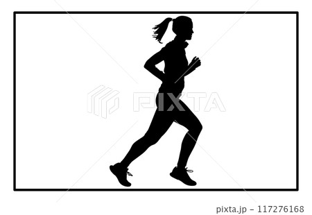 Busy Businesswoman Running - Professional Career Woman Vector Illustration Busy Businesswoman Running - Professional Career Woman Vector Illustration 117276168