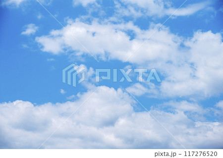 夏の空 青空 晴れ 8月 空素材 夏の空 青空 晴れ 8月 空素材 117276520