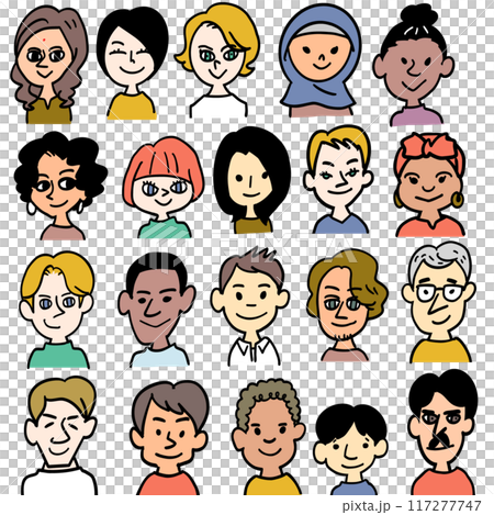 People of different races 117277747