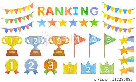 ランキング 賞 イラストセット ランキング 賞 イラストセット 117280889