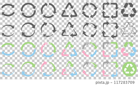リサイクルマークセット リサイクルマークセット 117283709