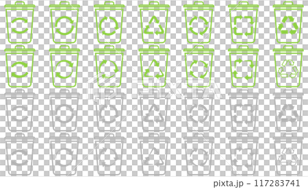リサイクルマークセット リサイクルマークセット 117283741