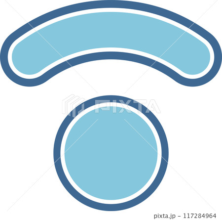 ビジネスアイコン「wi-fi」弱のイラスト素材 [117284964] - PIXTA