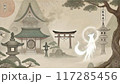 狐と鳥居 117285456