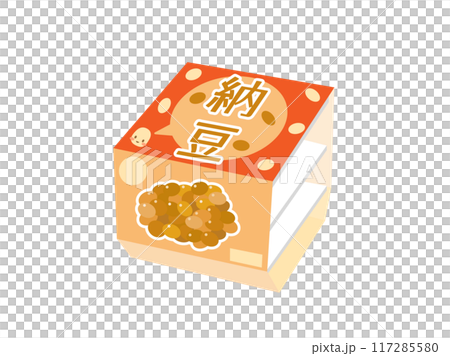 受 3 包納豆啟發的包裝插圖 117285580