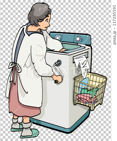 昭和の洗濯機 117285591