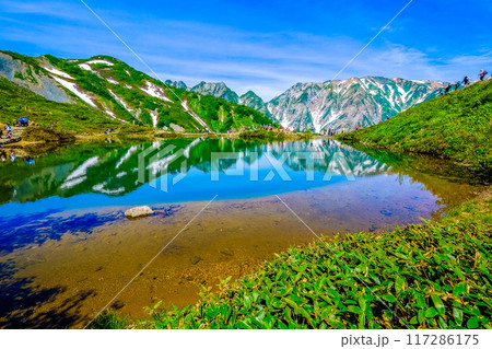八方池のリフレクション 117286175