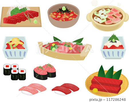 まぐろセット 117286248