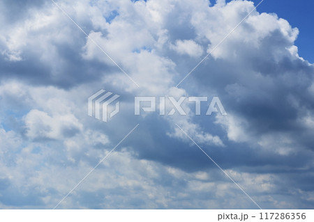 青空と白い雲 青空と白い雲 117286356