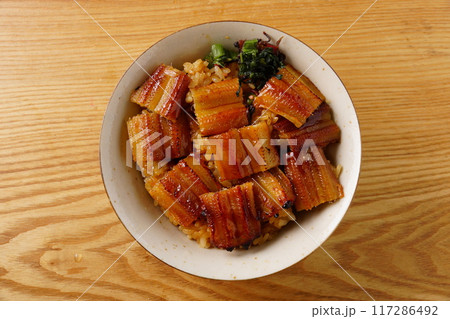 アナゴ丼　和食 117286492