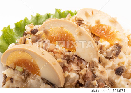 いぶりがっこ入り 和風ポテトサラダ いぶりがっこ入り 和風ポテトサラダ 117286714