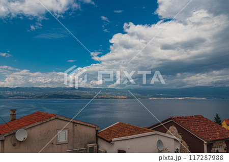 Harbour of Vrbnik, Krk Croatia. A view from the balcony 27.06.2024 117287988