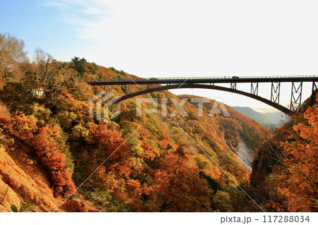 秋の磐梯吾妻スカイライン(福島市・猪苗代町) 秋の磐梯吾妻スカイライン(福島市・猪苗代町) 117288034