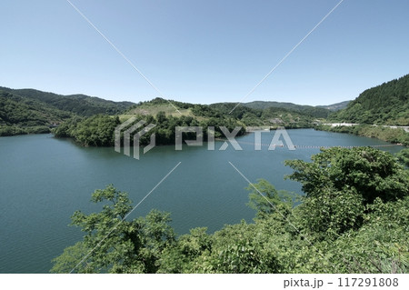 鳥取 四季の散歩 夏 殿ダム 鳥取 四季の散歩 夏 殿ダム 117291808