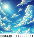 青空と雲と光 117292451