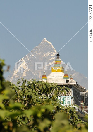 ネパール、ポカラ、ヒマラヤ山脈、マチャプチャレ 117292721